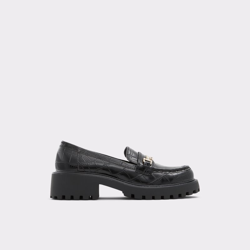 Aldo mokasine BIGSTEP SYN EMB CROCO - crna 1