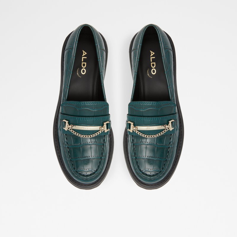 Aldo mokasine BIGSTEP SYN EMB CROCO - zelena 6