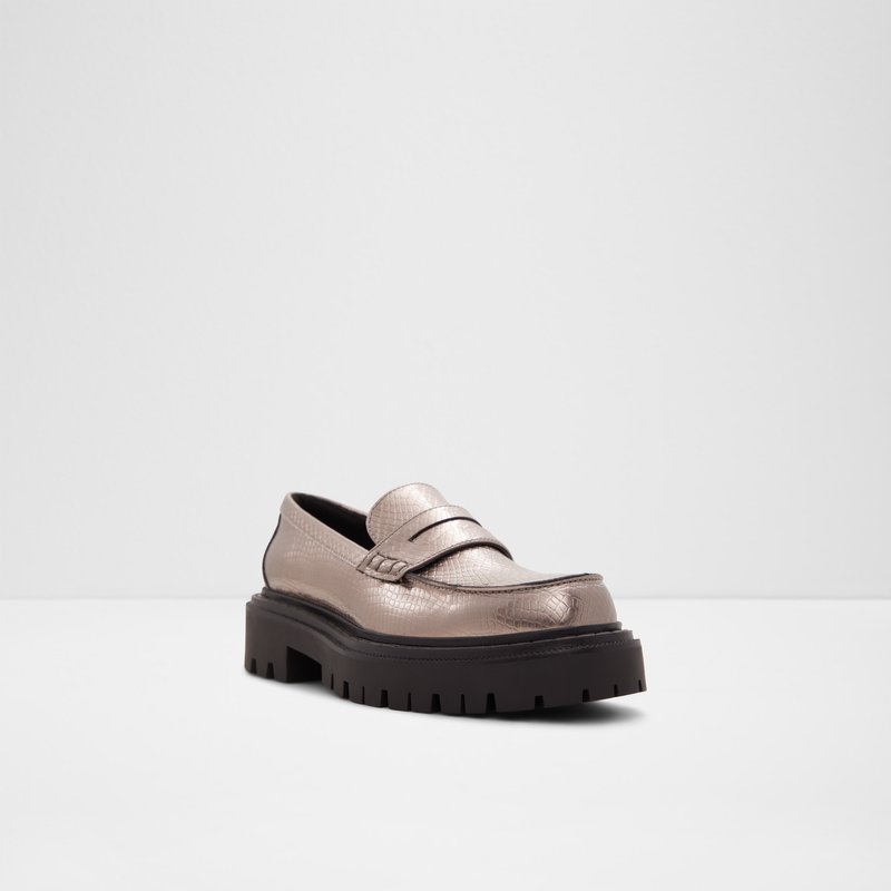 Aldo mokasine BIGSTRUT SYN METALLIC - siva 3