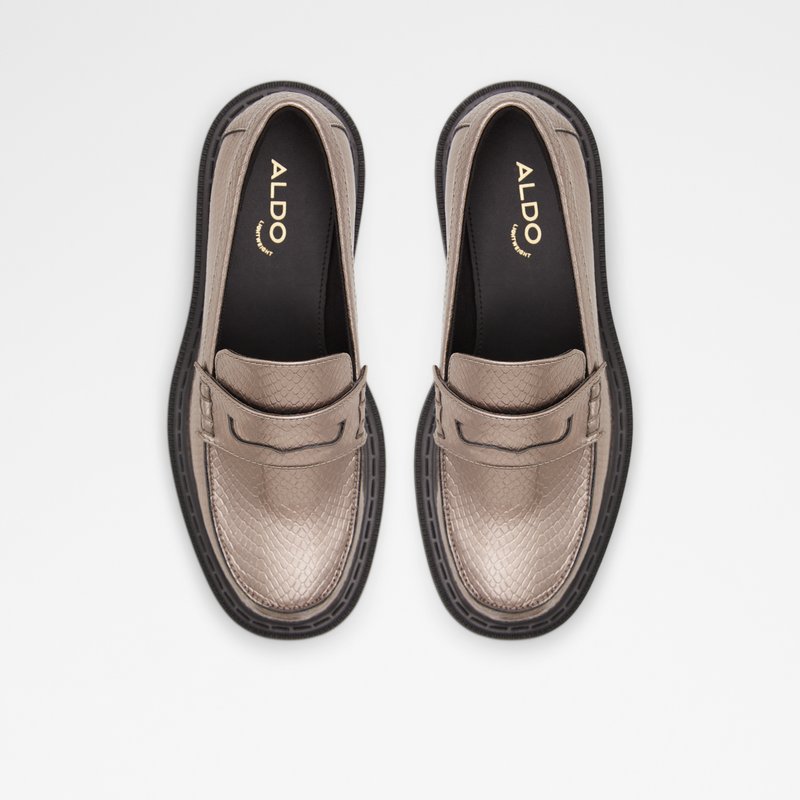 Aldo mokasine BIGSTRUT SYN METALLIC - siva 5