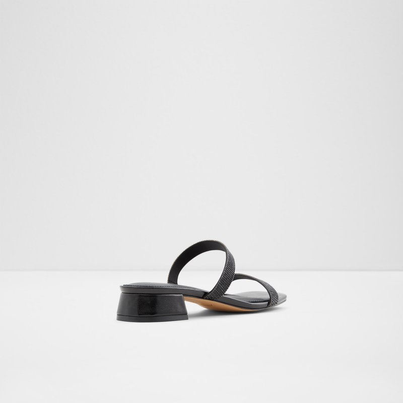 Aldo ravne sandale BILIWEN TEX MIX MAT - crna 4