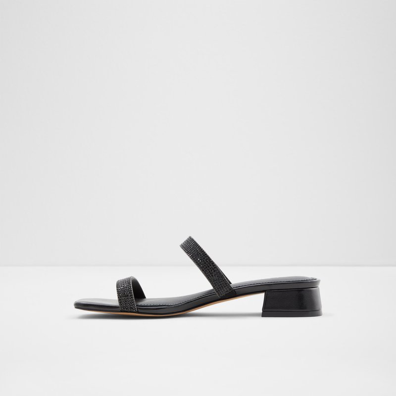 Aldo ravne sandale BILIWEN TEX MIX MAT - crna 2