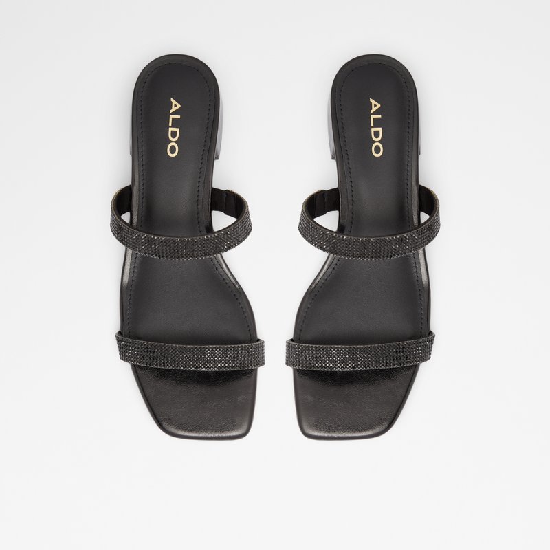 Aldo ravne sandale BILIWEN TEX MIX MAT - crna 6