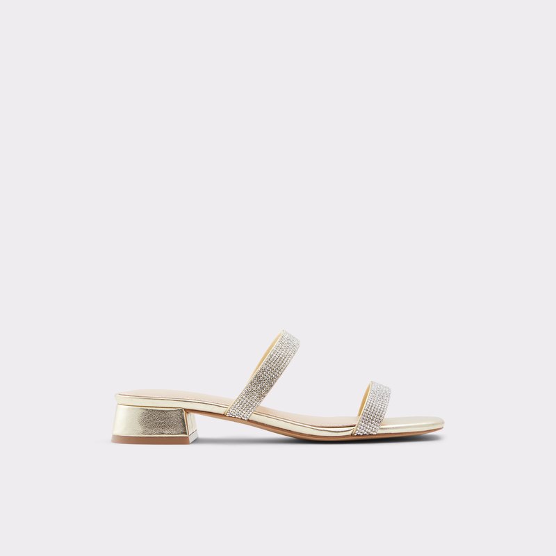 Aldo sandale na petu BILIWEN TEX MIX MAT - zlatna 1