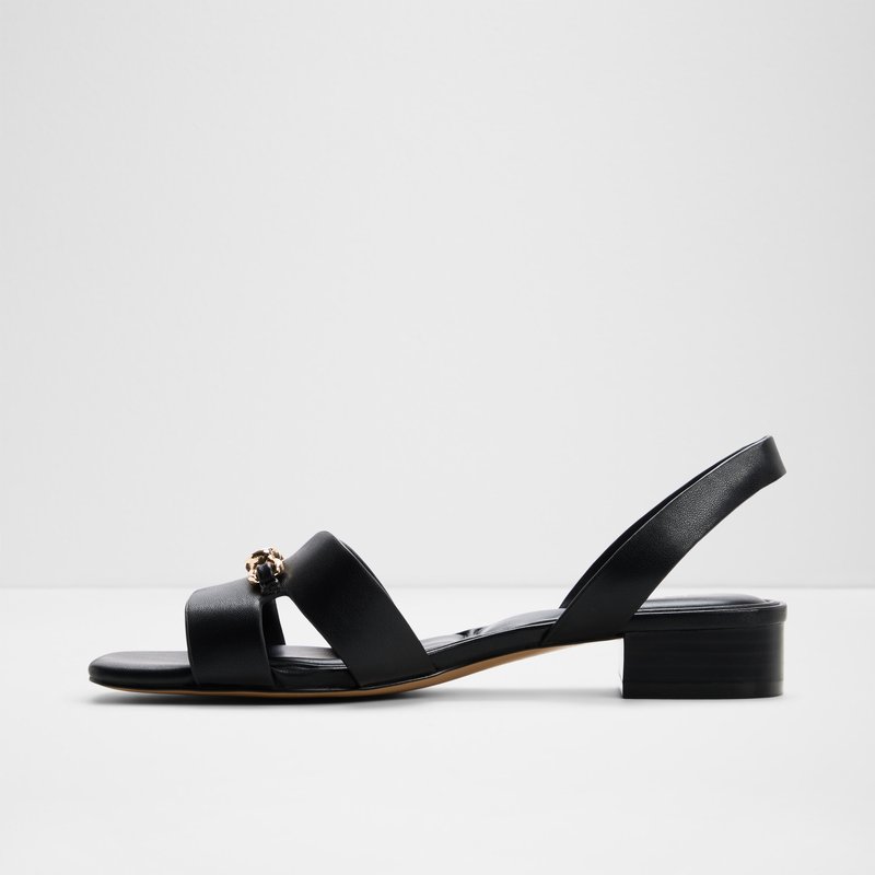 Aldo ravne sandale BLAIKE SYN SMOOTH - crna 2