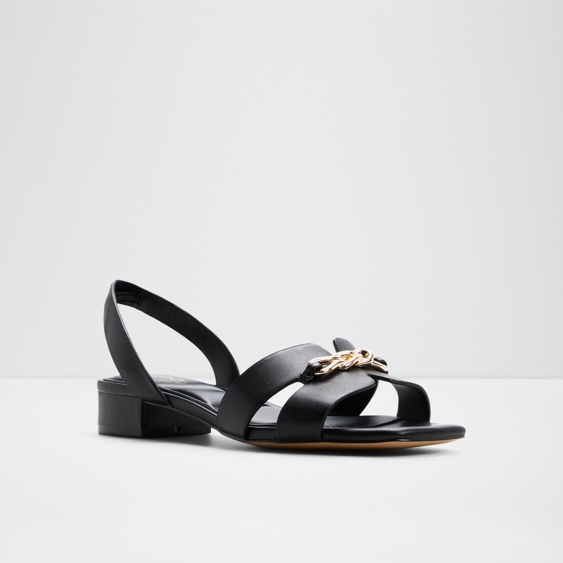 Aldo ravne sandale BLAIKE SYN SMOOTH - crna 3