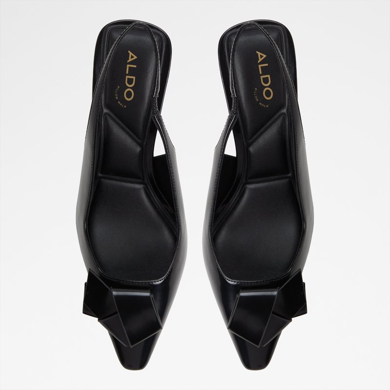 Aldo cipele na srednje visoku petu BLAINE SYN SHINY - crna 5