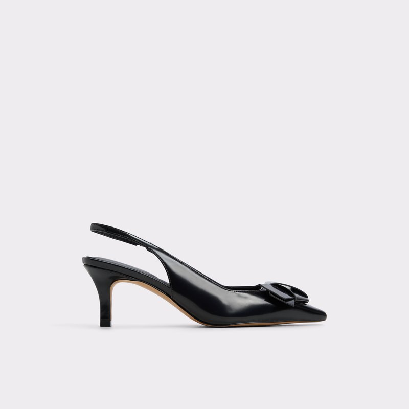 Aldo cipele na srednje visoku petu BLAINE SYN SHINY - crna 1