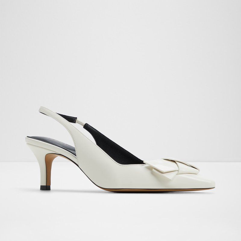 Aldo cipele na srednje visoku petu BLAINE SYN SHINY - bijela 3