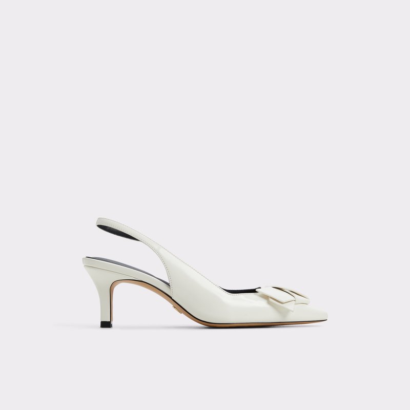 Aldo cipele na srednje visoku petu BLAINE SYN SHINY - bijela 1