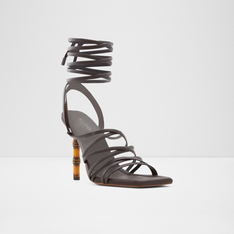 Aldo sandale na visoku petu BODISSE SYN SMOOTH - crvena 3