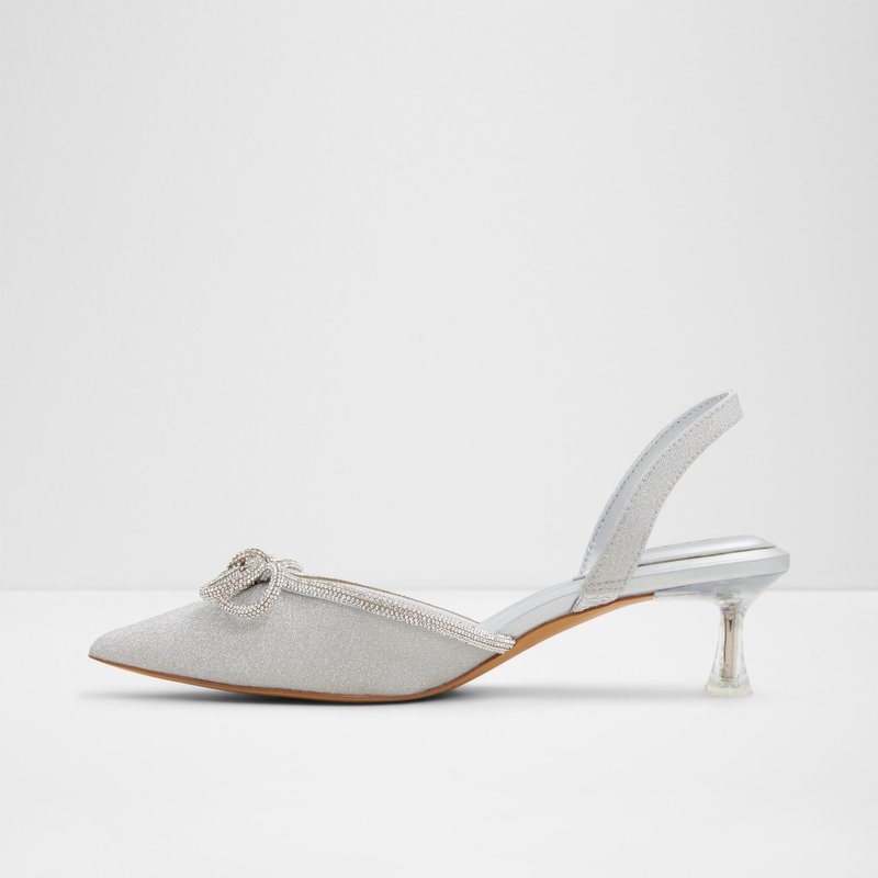 Aldo svečane cipele na srednje visoku petu BOUCLETTA SYN GLITTER - srebrna 2