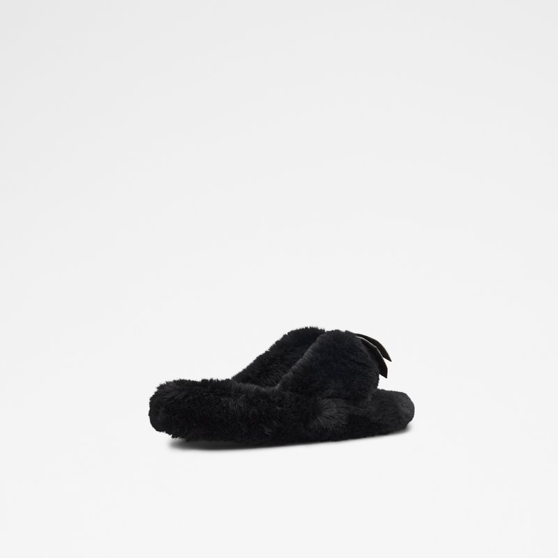 Aldo papuče BOWPOUF TEX FAUX FUR - crna 6