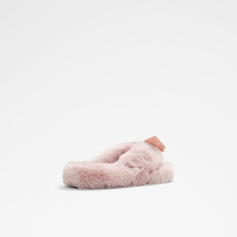 Aldo papuče BOWPOUF TEX FAUX FUR - ružičasta 4