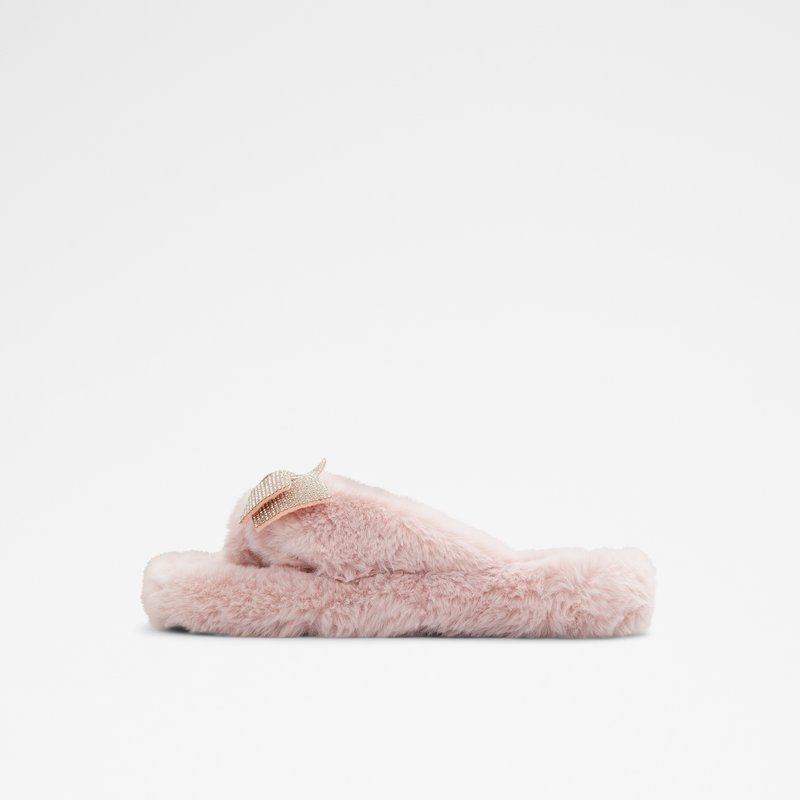 Aldo papuče BOWPOUF TEX FAUX FUR - ružičasta 2