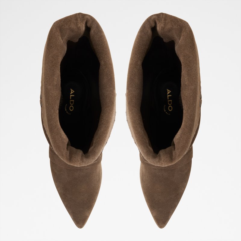 Aldo gležnjače na petu BOWY LEA SUEDE - smeđa 5