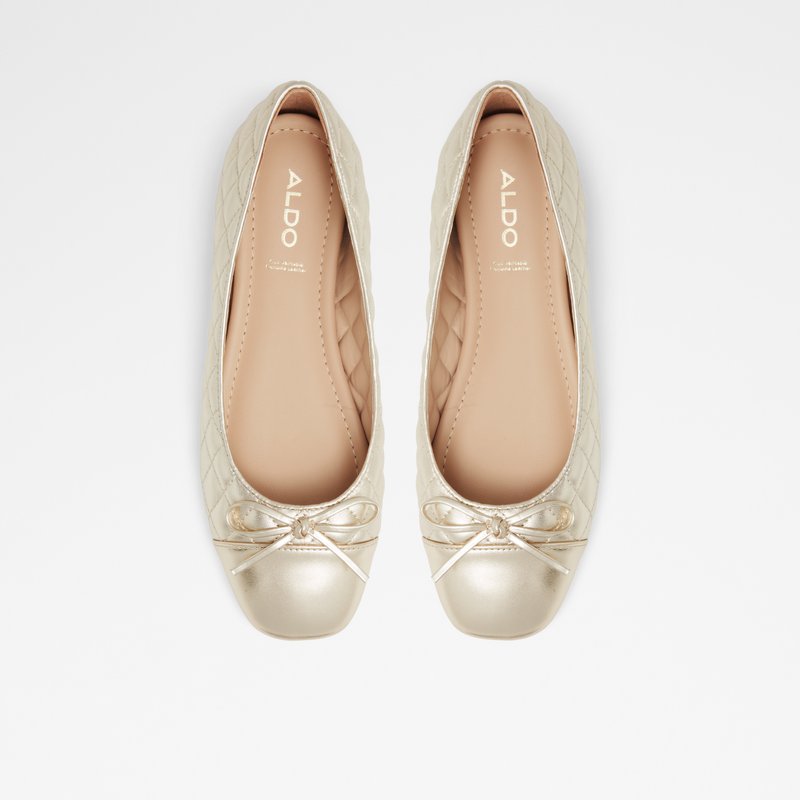 Aldo balerinke BRAYLYNN LEA QUILTED - zlatna 5