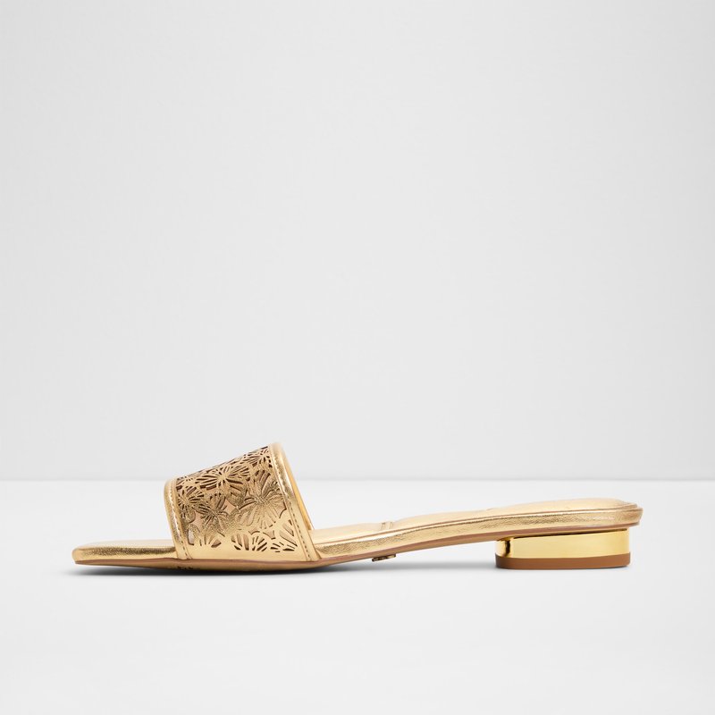 Aldo natikače BRILLIANCE SYN LASER CUT - zlatna 6