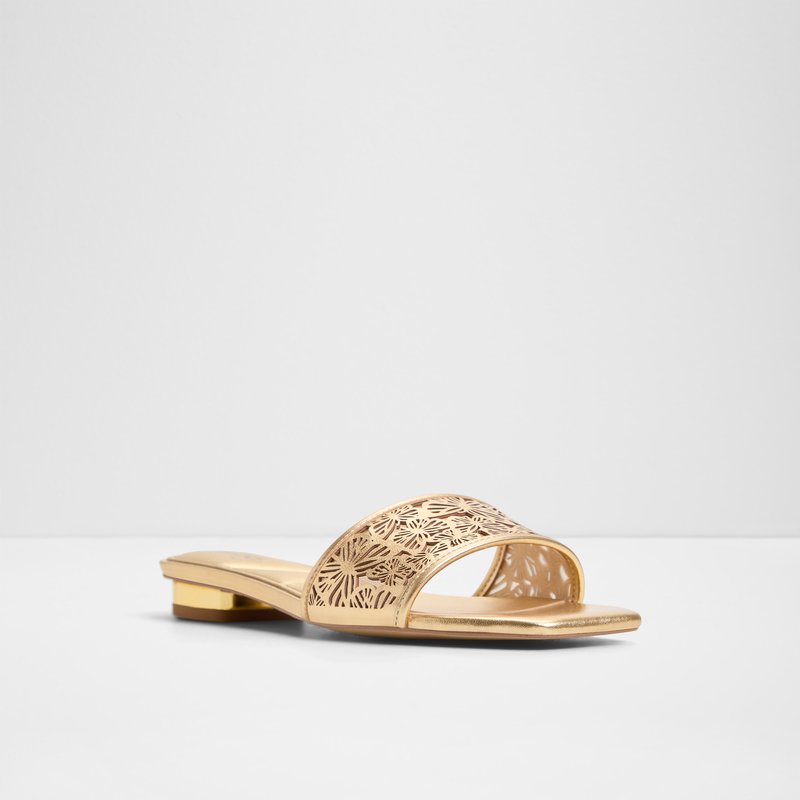 Aldo natikače BRILLIANCE SYN LASER CUT - zlatna 3