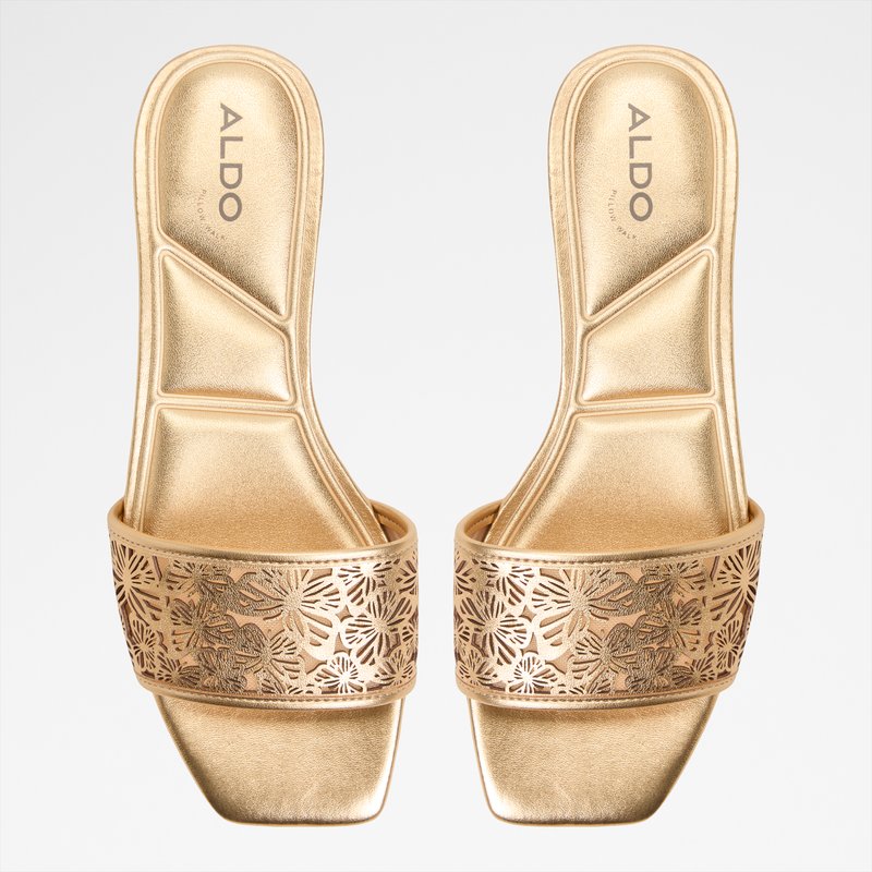 Aldo natikače BRILLIANCE SYN LASER CUT - zlatna 5