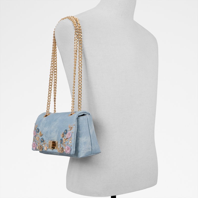 Aldo torbica za nošenje na ramenu BRIZIA SYN MIX MAT - plava 4