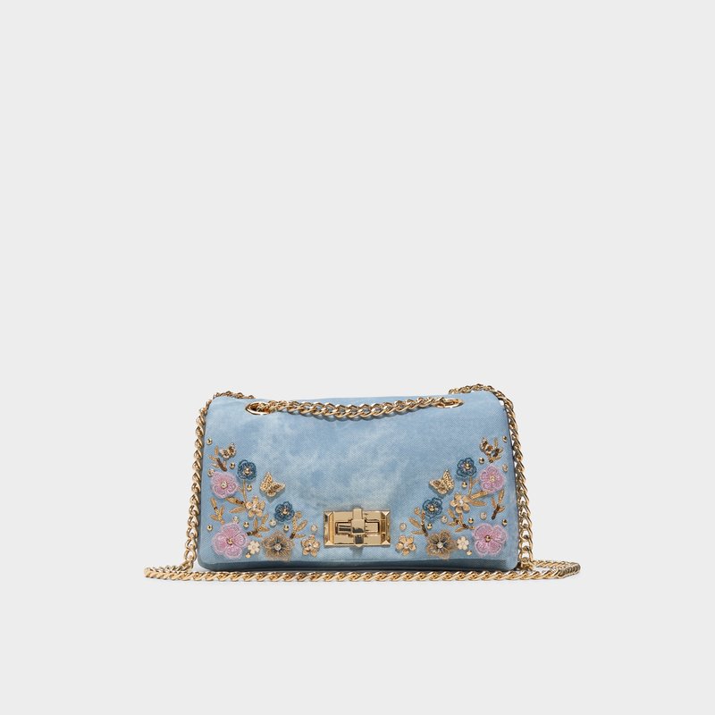 Aldo torbica za nošenje na ramenu BRIZIA SYN MIX MAT - plava 1