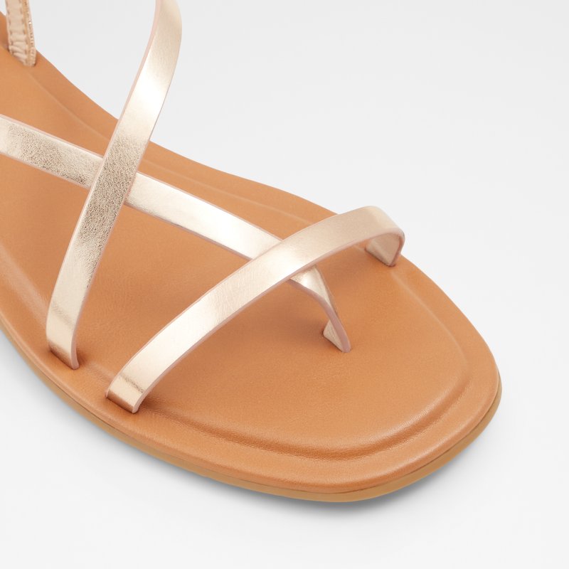 Aldo ravne sandale BROASA SYN METALLIC - ružičasta 5