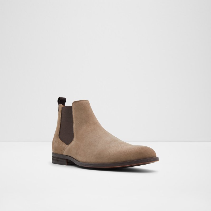 Aldo chelsea čizme BRODYX LEA SUEDE - bež 3