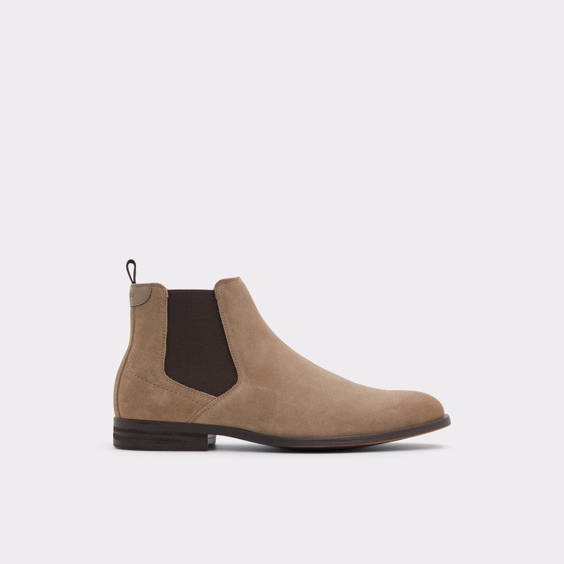 Aldo chelsea čizme BRODYX LEA SUEDE - bež 1