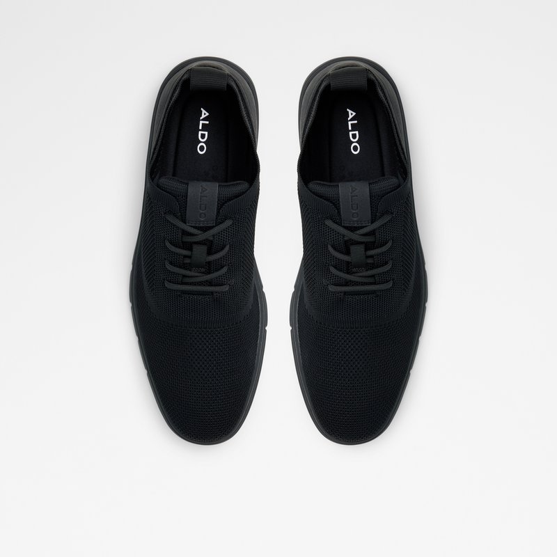 Aldo neformalne cipele na vezanje BRUGE TEX KNIT - crna 5