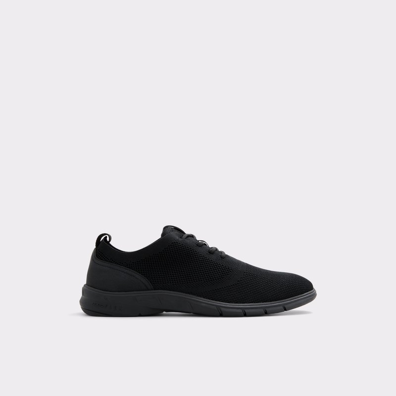 Aldo neformalne cipele na vezanje BRUGE TEX KNIT - crna 1