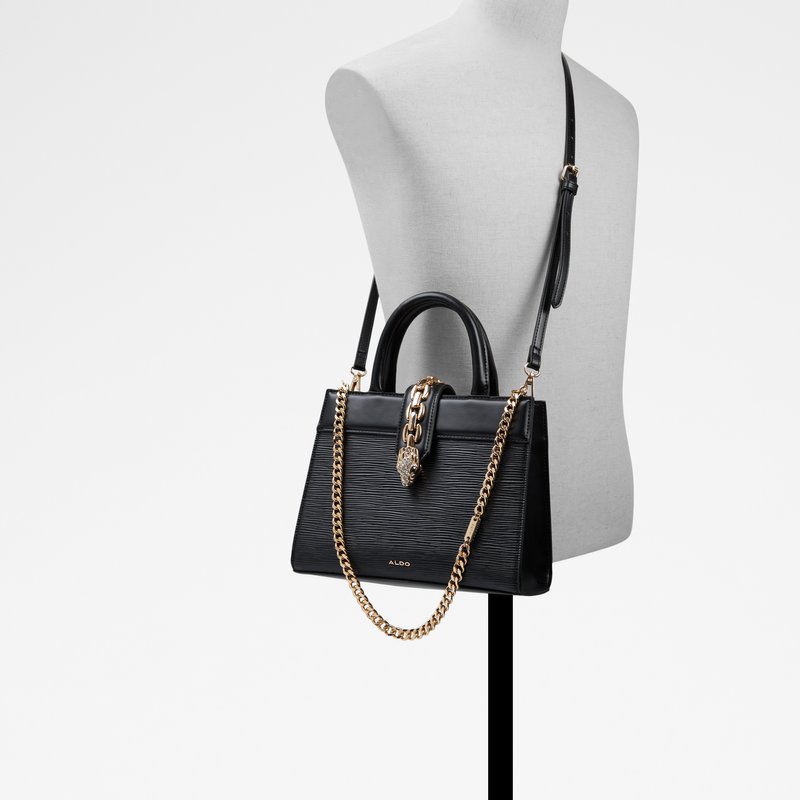 Aldo satchel torbica BRYANA SYN MIX MAT - crna 4