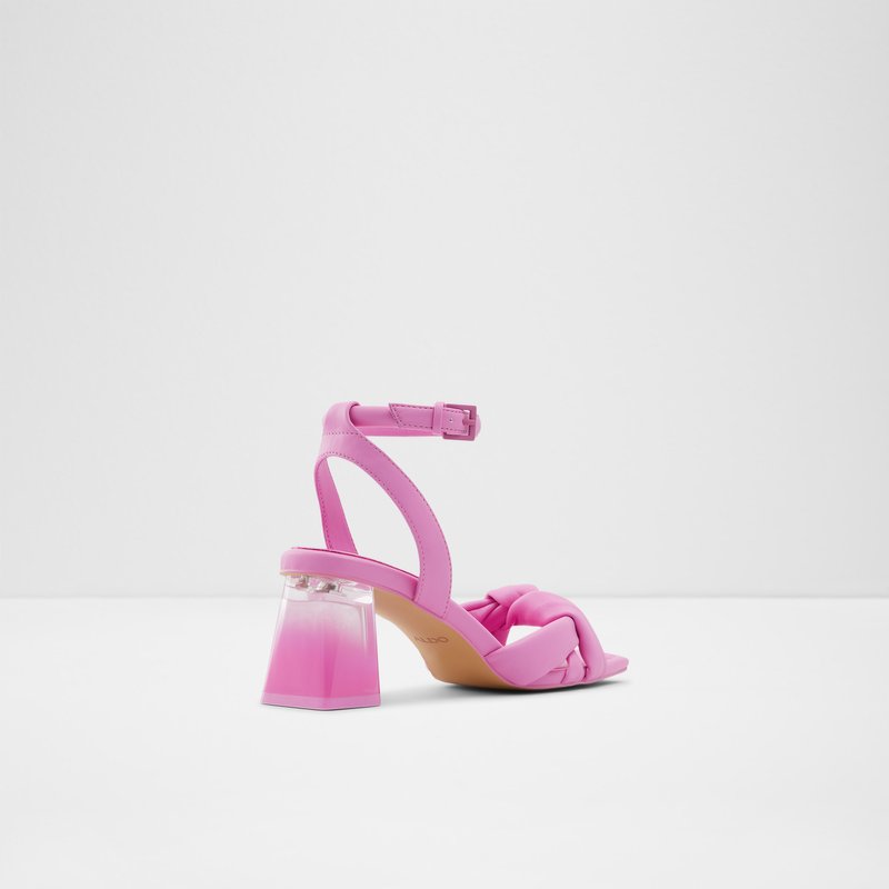 Aldo sandale na srednje visoku petu BUBBLE SYN SMOOTH - ružičasta 6
