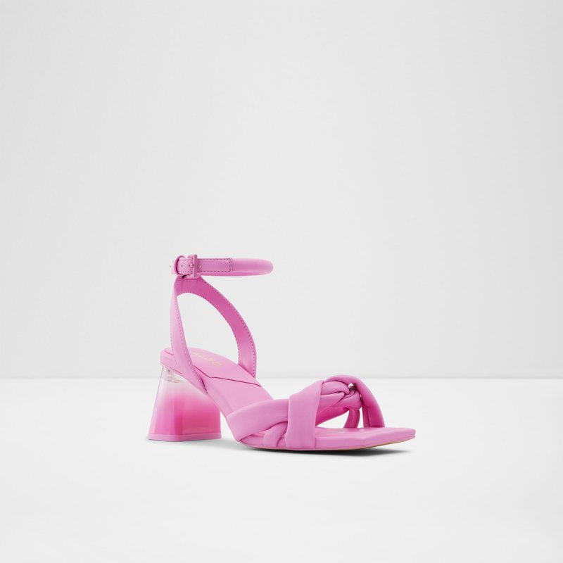 Aldo sandale na srednje visoku petu BUBBLE SYN SMOOTH - ružičasta 3