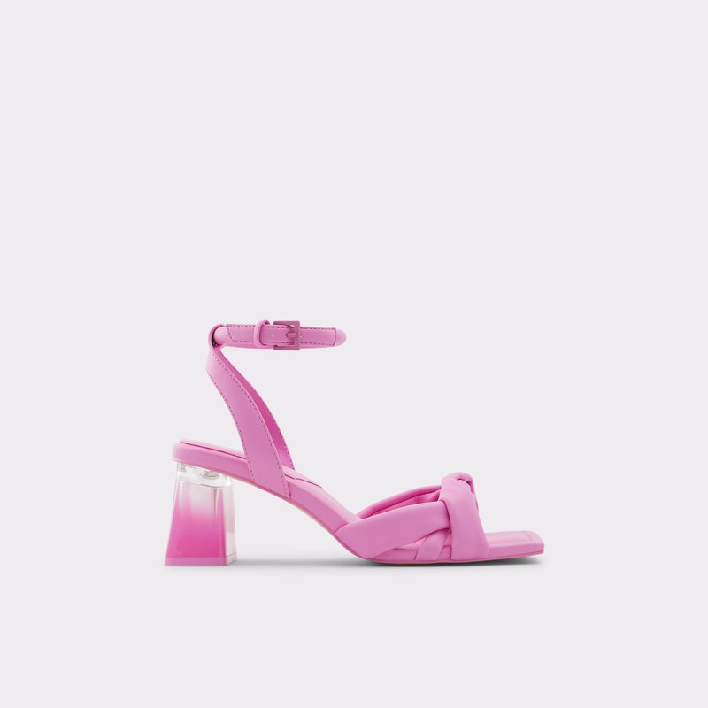 Aldo sandale na srednje visoku petu BUBBLE SYN SMOOTH - ružičasta 1
