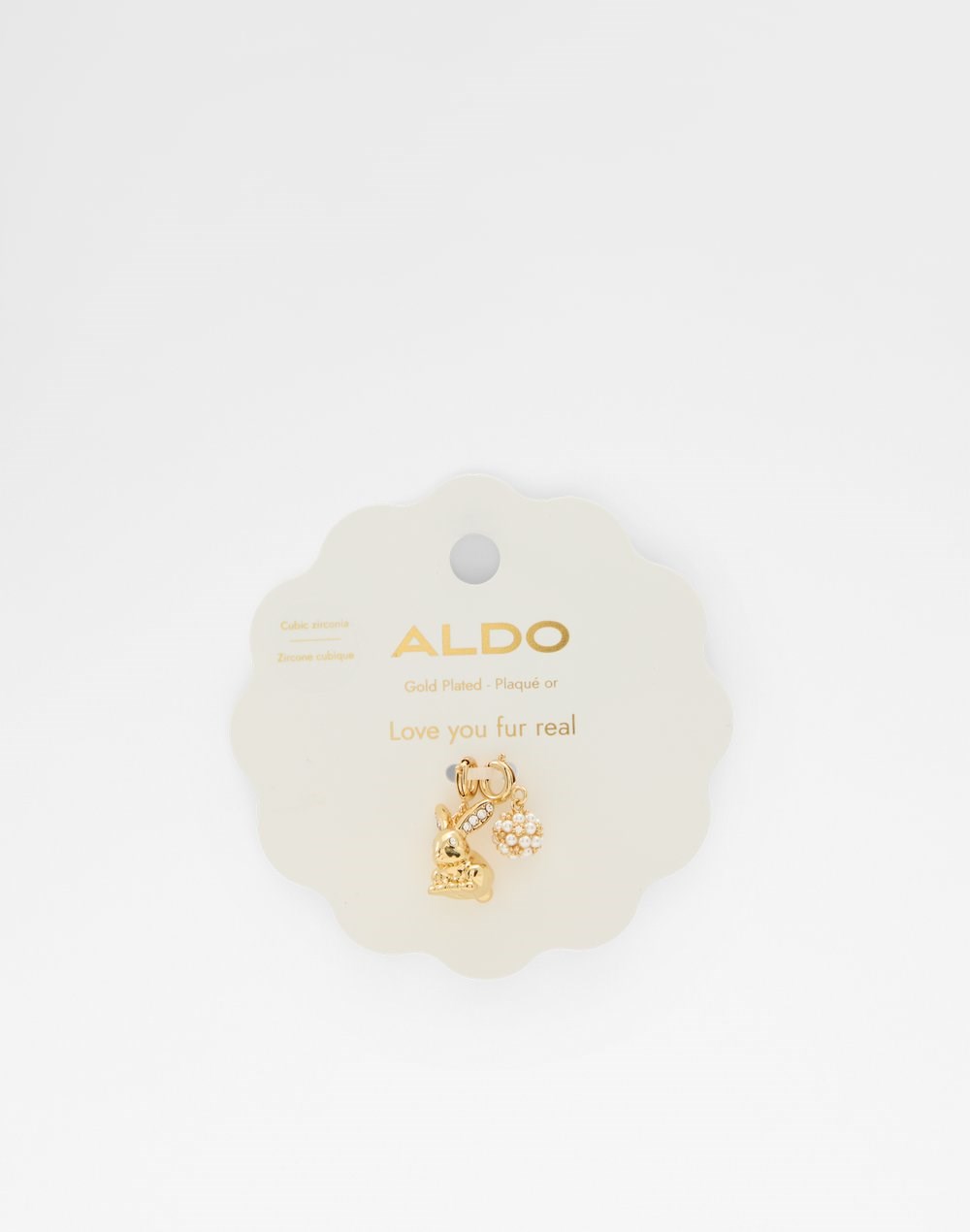 Aldo privjesak za ogrlicu BUNNY - bijela