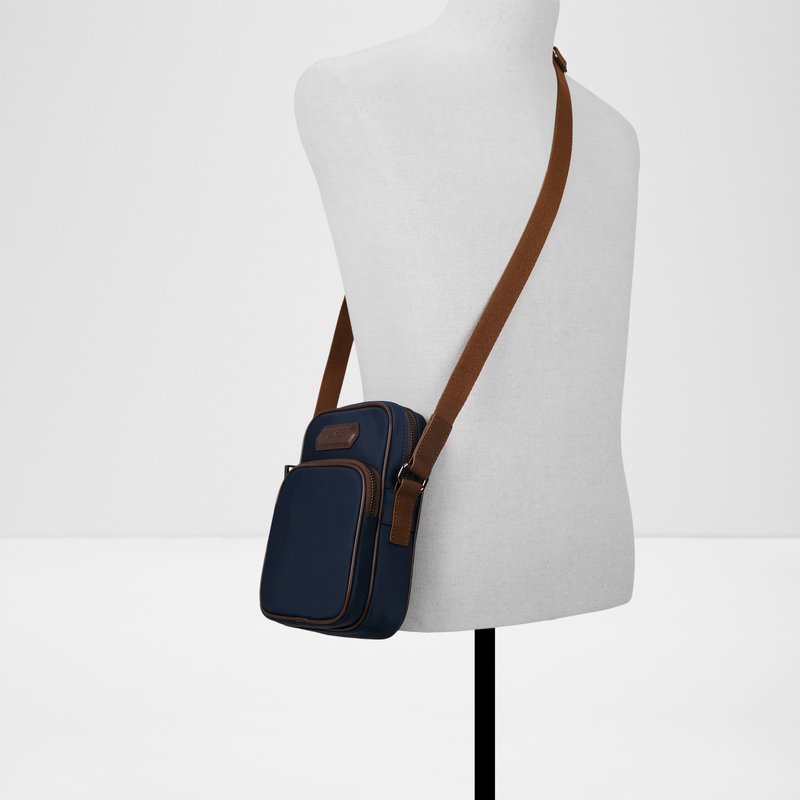 Aldo muška torbica za nošenje na ramenu CAEKATH TEX MIX MAT - plava 4