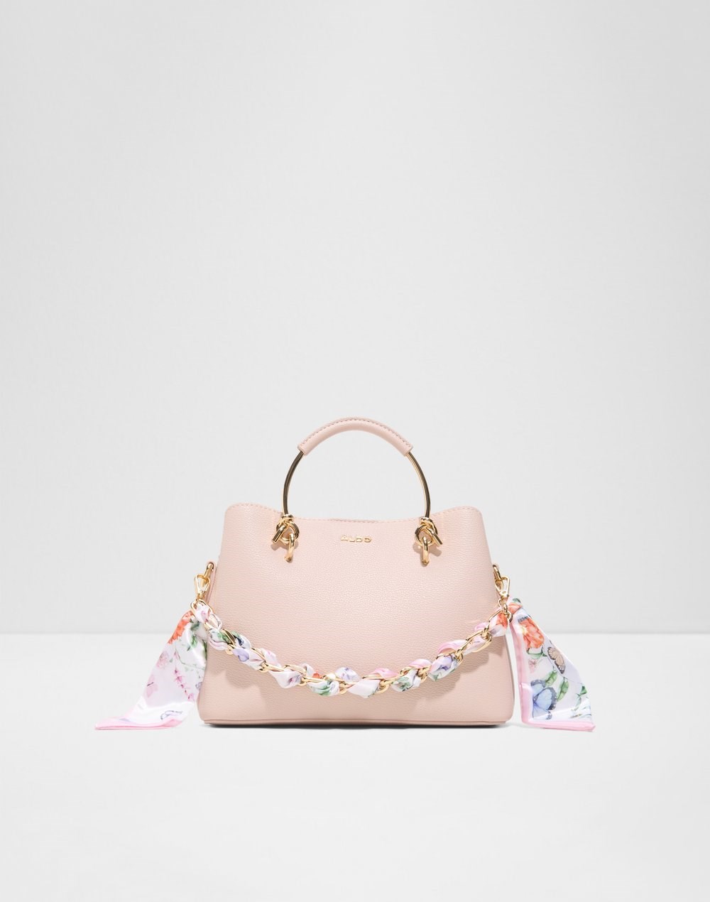 Aldo satchel torbica za nošenje u ruci ili na ramenu CALANTHE SYN MIX MAT - ružičasta
