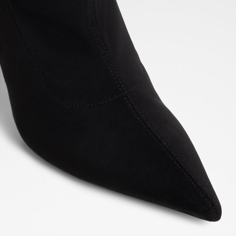 Aldo čizme na petu, visine iznad koljena CALDAN TEX MICROFIBRE - crna 4