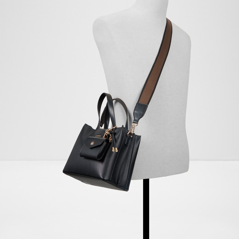 Aldo satchel torbica za nošenje u ruci ili na ramenu CALIORA SYN MIX MAT - crna 4