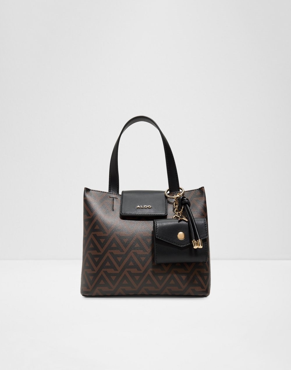 Aldo satchel torbica za nošenje u ruci ili na ramenu CALIORA SYN MIX MAT - smeđa