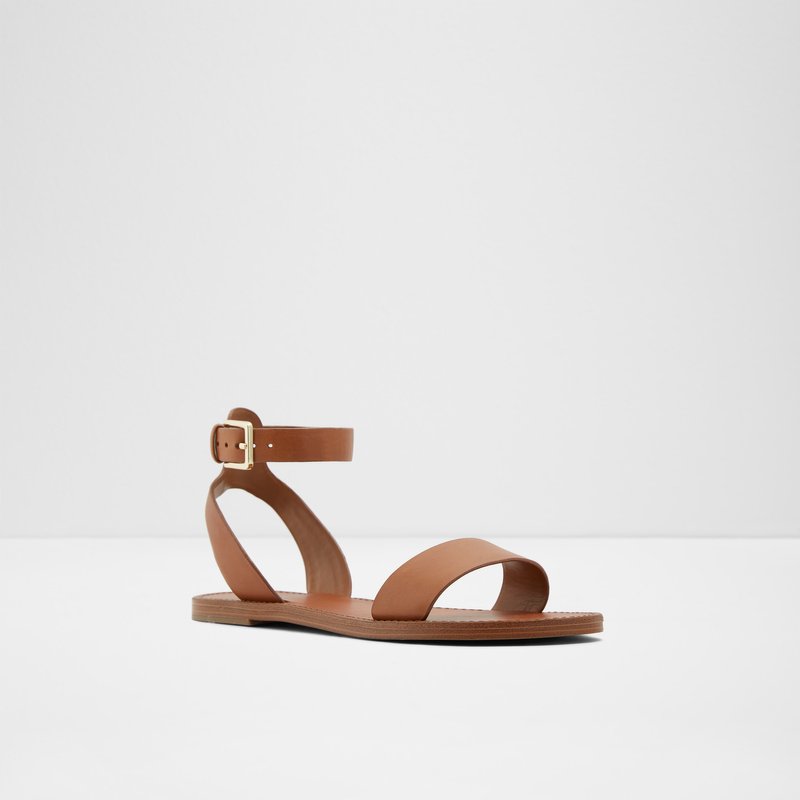 Aldo ravne sandale CAMPODORO LEA SMOOTH - smeđa 5