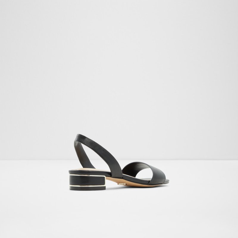 Aldo sandale na nisku petu CANDAL SYN SMOOTH - crna 6