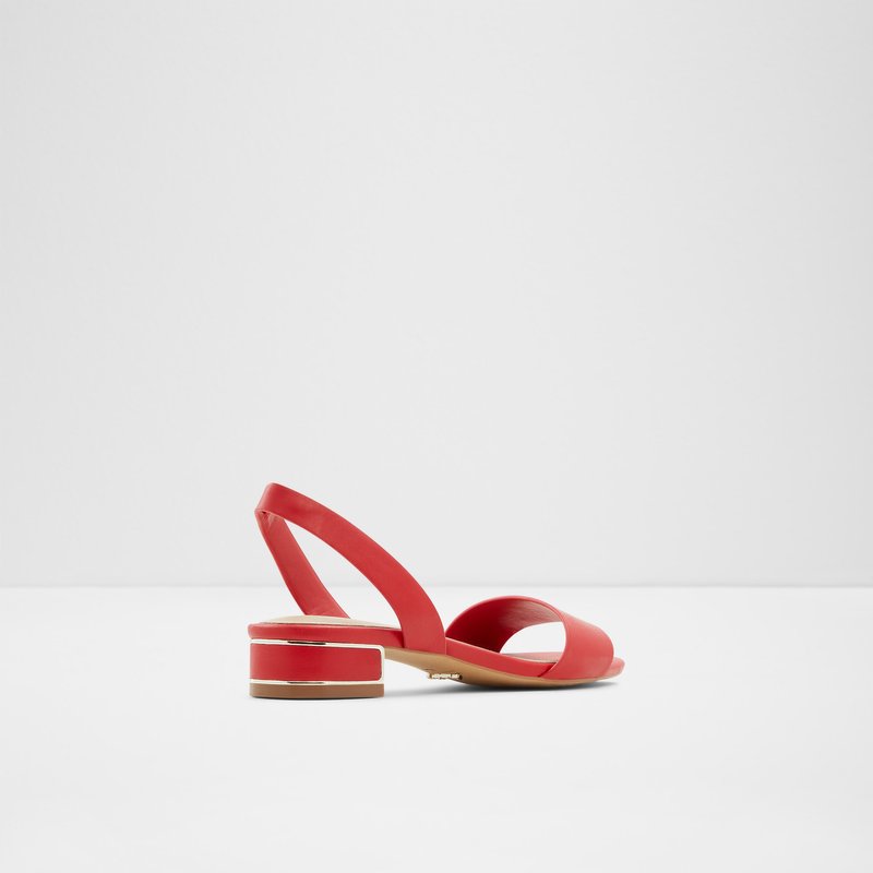 Aldo sandale na nisku petu CANDAL SYN SMOOTH - crvena 2
