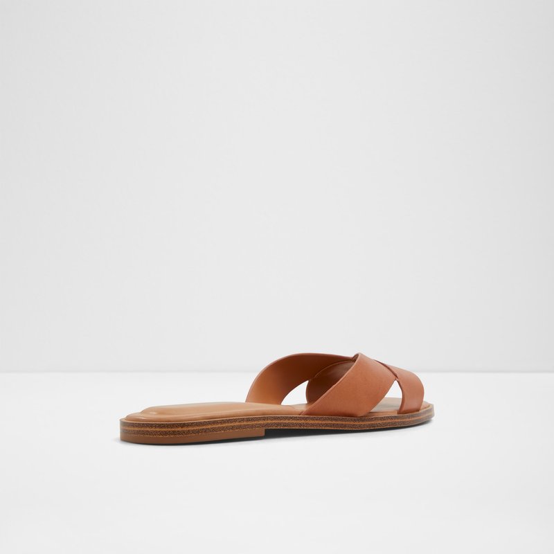 Aldo natikače CARIA LEA SMOOTH - smeđa 4