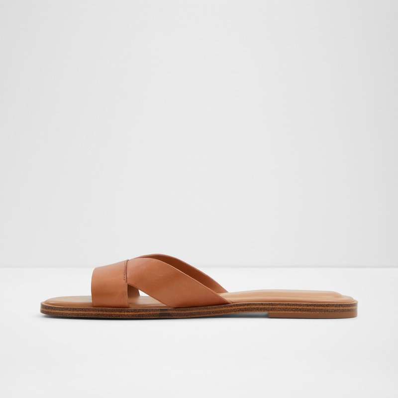 Aldo natikače CARIA LEA SMOOTH - smeđa 5
