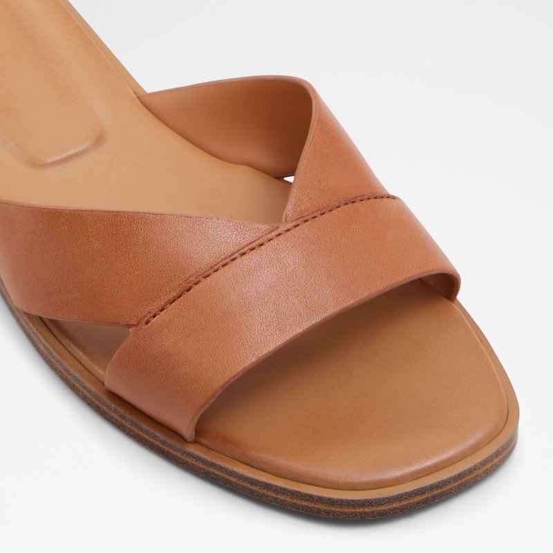 Aldo natikače CARIA LEA SMOOTH - smeđa 6