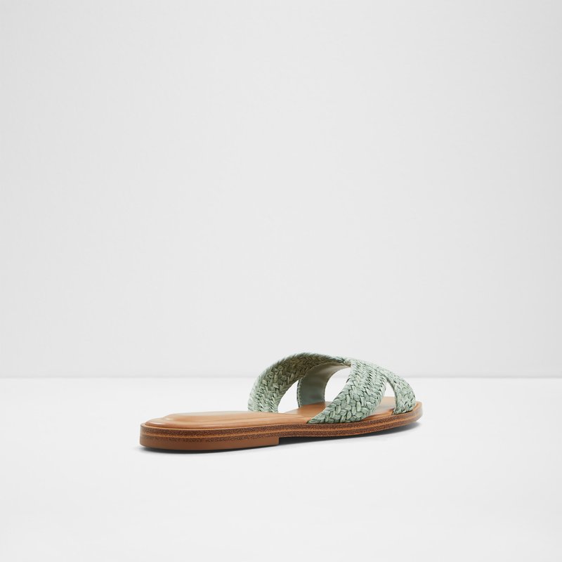 Aldo natikače CARIA TEX RAFFIA - zelena 5