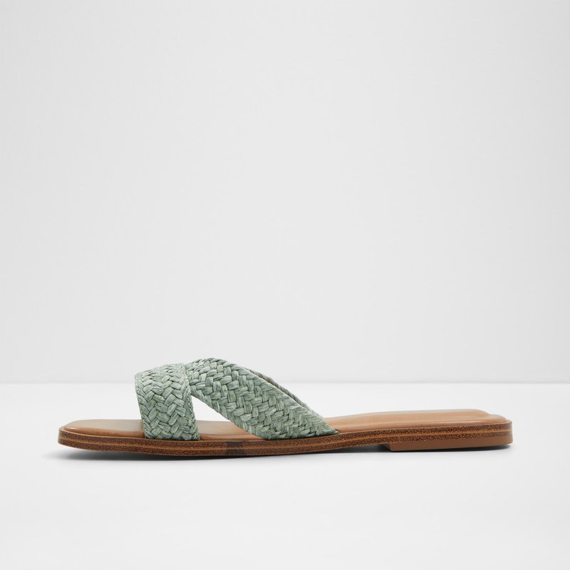 Aldo natikače CARIA TEX RAFFIA - zelena 2