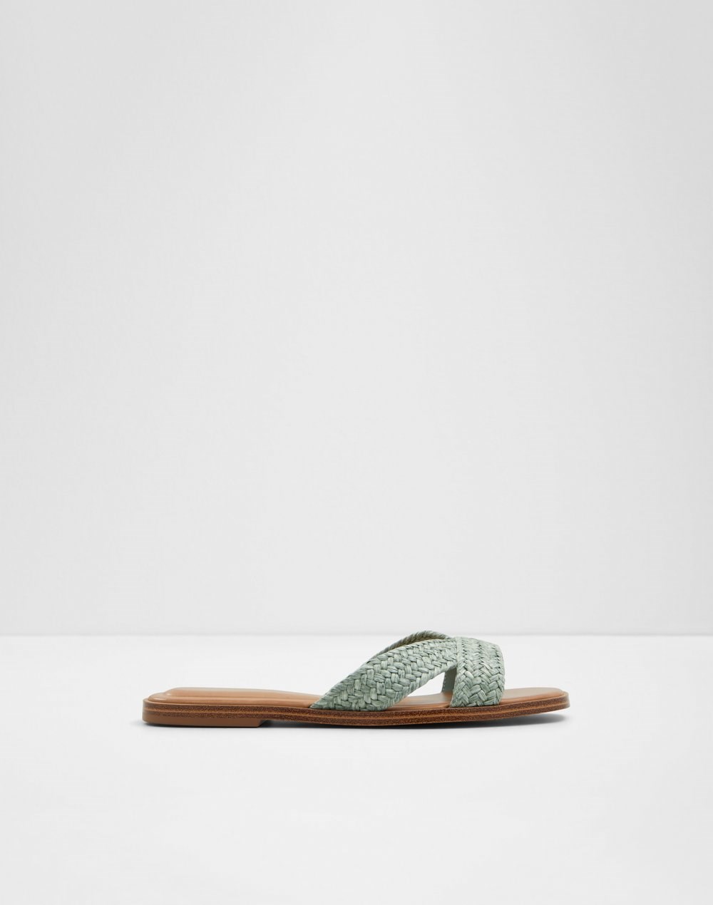 Aldo natikače CARIA TEX RAFFIA - zelena
